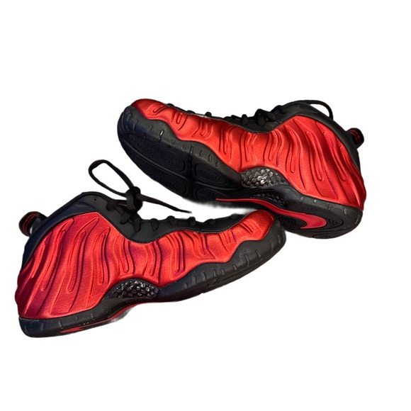 Nike Red and Black Foamposite Athletic Shoes
(University Red) - Picture 3 of 6